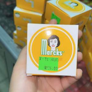Marcks Active Beauty Powder Warna Putih Creme Invisible Pink Natural Bedak Tabur Legendaris Serbaguna Berkualitas