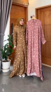 DYN Clothingline Kanina Dress | Gamis Wanita Dewasa Rayon Premium Busui Friendly Size XS-XXL | Fashion Muslim