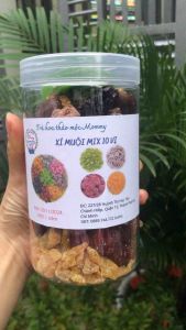 Ô mai xí muội mix 10 vị ăn vặt rất hấp dẫn hủ 500g