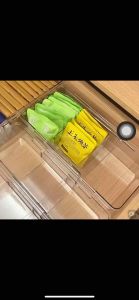 亚克力抽屉格收纳盒内置分隔伸缩化妆品口红分类梳妆台深柜隔板