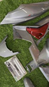 ชุดสี Wave125i led สีเทา-แดง ใส่ได้ตั่งแต่ปี2018-2021 ชิ้นงานเกรดArm ได้13ชิ้นตามภาพ สนใจทักแชดสอบถามก่อนได้ค่ะ