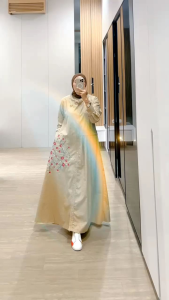 DRESS GAMIS MODE ZAHRA TERBARU BY GAGIL 100%ASLI REAL