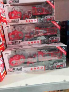 Xe cứu hỏa đồ chơi (Ảnh tự chụp). Xe cứu hỏa_xe điều khiển từ xa.Mô hình xe cứu hỏađồ chơi cứu hoả cho bé