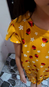 KIDS TERNO PAMBAHAY | Kids Terno ruffled lettuce sleeves for 4-6 years old and 7-9 years old  Available in two sizes  Nylon Knitted fabric