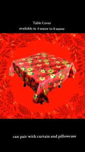 Christmas Designs Table Cover 4seater 6seater 8seater