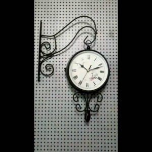 Jam Dinding Gantung Dua Sisi Garden Shabby Vintage Cafe