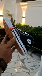 Sepatu sekolah boot tali NOB sol kuning TK.SD.SMP.SMA