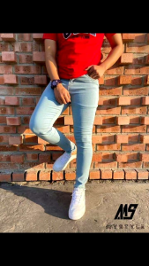￼Seluar Jeans Lelaki Slim Fit Kain Bergetah Lambut Pakain Selasa Mens Slim Fit Jeans Super Streachable Size (28-40)