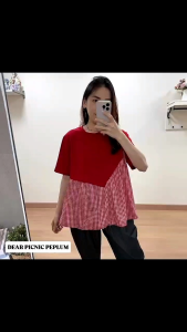 ATASAN WANITA DEAR PICNIC PEPLUM