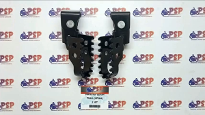 FOOTSTEP DEPAN TRAIL "HITAM" - BARSTEP STEP INJAKAN KAKI KAWASAKI TRAIL KLX 150 ITEM SET ISI 2