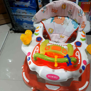 baby walker promo murah dorongan dan musik hokiku 3877 / baby walker 8 roda bayi / kereta bayi