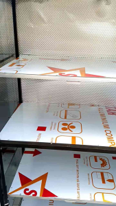 Lemari Serbaguna Sap Aluminium Composite Panel Dengan Roda