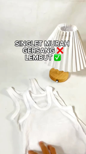 Set Isi 12 Dan 6 Pcs Kaos Dalam Anak Laki Laki Dan Perempuan Singlet Bayi Putih Polos Bahan Katun Premium Adem Nyaman