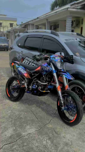 DECAL STICKER KLX D-Tracker fullbody bisa custom nama dan nomor