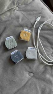 ที่รัดสาย ที่เก็บสายชาร์จ ที่จัดระเบียบสายไฟ หูฟัง มีช่องสำหรับคล้องกับสายกันหาย