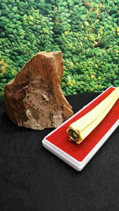 Padutan Once Pipa Kayu Kemuning Gading Model Belimbing Segi Enam A219