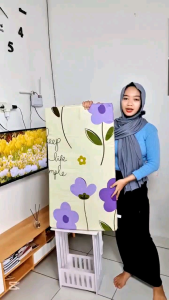 Alas Setrika Busa Inoac tebal 5 cm dengan Karet Pengikat & Gantungan. Alas gosok busa busa tebal & anti kempes