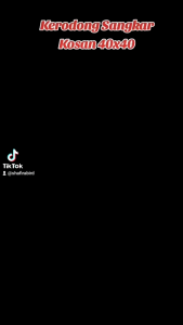 Kerodong kosan krodong sangkar kandang kotak kosan 40x40cm merk aves