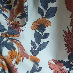 Printed Floral Georgette Fabric sold per yard