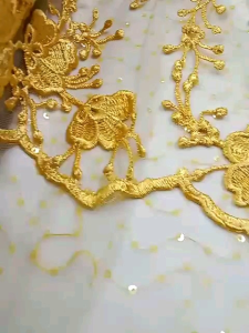 bahan kain tile lace bordir new Korea Full payet