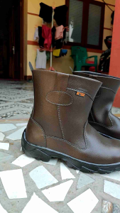 BIMEXS - Sepatu Kerja Proyek Boots Shoes Safety Bots Tinggi sepatu Proyek Hitam Coklat Tan