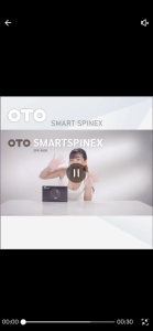 OTO SmartSpineX Massage Gun 9 Speed Levels Wireless Rechargeable Light and Portable USB-C Charging SPX-5005X