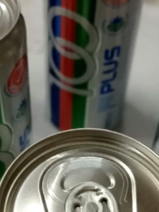 100 Plus Sports Drink 325ml x 6 Cans Silver Cans with Red Blue Green Stripes