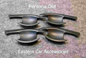 Car Door Handle Bowl PERSONA OLD 3D Carbon Cover Protector Anti Scratch Accessories