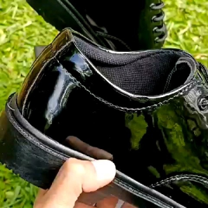 Sepatu PDH Pantofel Pendek Pria: Sepatu Kantoran Polisi TNI Satpam Security