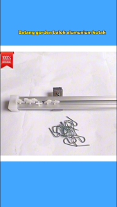 Batang Gorden Balok fullset / Besi Gorden kotak / Rell Gorden kotak fullset