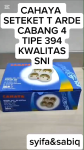 SETEKER T ARDE CABANG 4 CAHAYA ( 4 in 1) SC 394