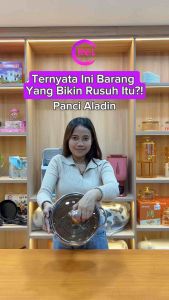 COD Panci Aladin + Steamer | Panci Tinggi 22cm | Panci Stock Pot | Panci Stainless