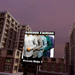 Kemeja polos  manset model kekinian polos banyak warna kemeja pria  kemeja Hamada Fashion