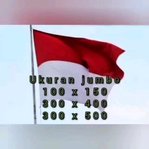 BENDERA JUMBO Merah putih 150x200/ 300x400/ 300x500