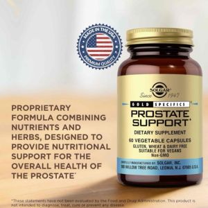Solgar Gold Specifics Prostate Support - 60 Veggie Capsules for Men