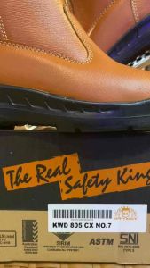 Sepatu Safety Kings KWD 805 CX Brown Original