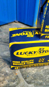 Ban Dalam Sepeda Listrik Ukuran 16 x 2.125 Lucky Stone Pentil Bengkok Selis E-Bike | High Quality