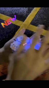 发夹发绳diy LED 拍拍灯 摇摇灯 树脂配件服装头饰辅料奶油胶材料 Hairpin DIY LED Light resin Clothing headwear accessories cream glue material