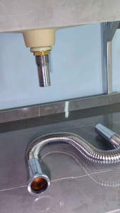 XFRM ĐÚC LIỀN bộ xi phông thoát nước lavabo đầu inox đúc liền đuôi sun đồng cao cấp