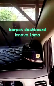 Karpet Cover Dashboard Mobil Innova Lama 2004-2015 (Kulit Sintetis)