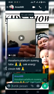 ASESORIS GELANG MUNTA BESI KOMBINASI BAGORE