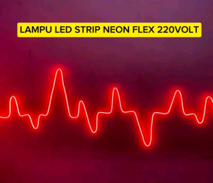 Lampu tidur aesthetic lampu hias kamar dekorasi neon flex 220v detak jantung