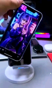 Phone Holder 029 Speaker Audio Bluetooth Wireless 3in1 PowerBank 2000Mah Holder Speaker Bluetooth LED