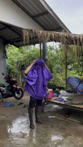 เสื้อกันฝนค้างคาว เสื้อกันฝนผู้ใหญ่แบบหนา🚚มีสินค้าพร้อมส่ง