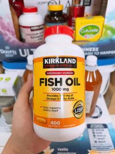 Viên Uống Dầu Cá Fish Oil 1000 mg Omega3 300 mg Loại 400 Viên Của Mỹ - Date 08/2027