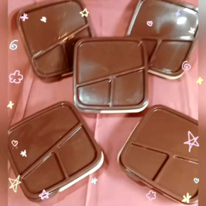 TEMPAT BEKAL 3 SEKAT/ TEMPAT MAKAN DEWASA  /TEMPAT BEKAL ANAK /  SOUVENIR KOTAK MAKAN / CUTE LUNCH BOX / LBO 7742