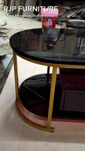 RJP FURNITURE Meja Ruang Tamu Minimalist Modern Aestethic - SHILO Versi 2