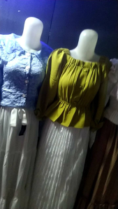 FASHION WANITA ATASAN: Kemeja Wanita Korea Gembul, Sabrrina Karet, Polos Slimfit Premium, Polos Import