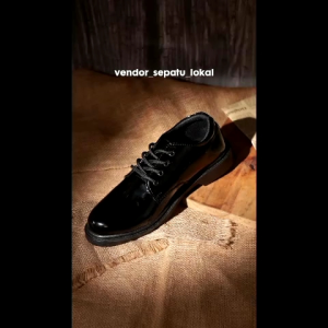 Sepatu PDH Pria Tni Polri Security Pns Dan Intansi Lain