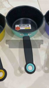 Panci Teflon Marble 20CM Serbaguna Anti Lengket / Panci Teflon Frypan 18CM
